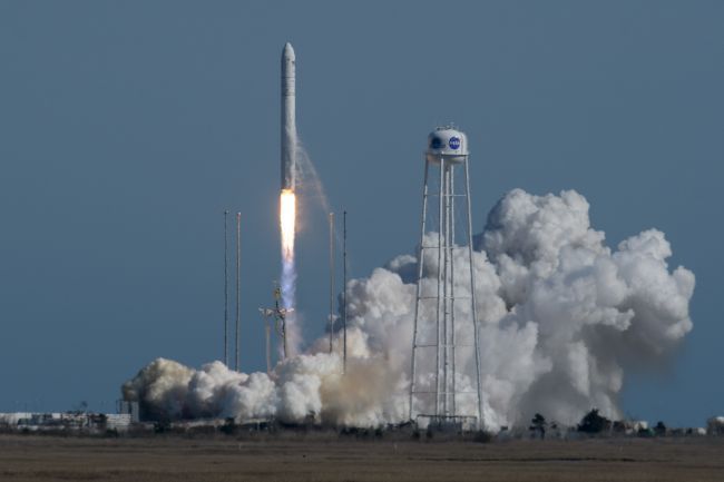 ANTARES ROCKET LAUNCHES CYGNUS CARGO SHIP ON MARATHON MISSION FOR NASA