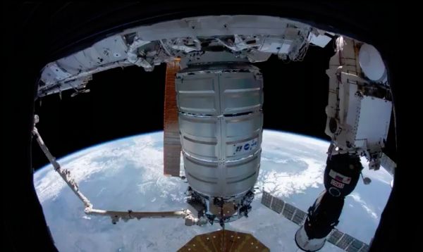 WATCH A NASA TIME-LAPSE VIDEO OF A SPACE FREIGHTER ATTACHING TO THE ISS