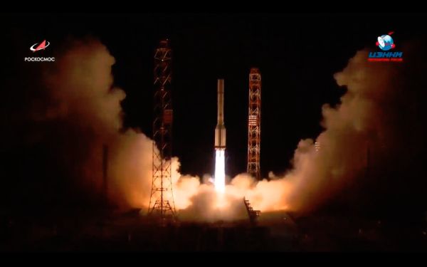 PROTON ROCKET LIFTS OFF WITH YAMAL 601 COMMUNICATIONS SATELLITE
