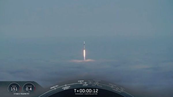 SPACEX SUCCESSFULLY LAUNCHED AND LANDED ITS FALCON 9 ROCKET ON THE CALIFORNIA COAST THIS MORNING