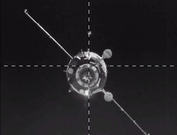 SECOND TIME’S THE CHARM FOR SOYUZ DOCKING 