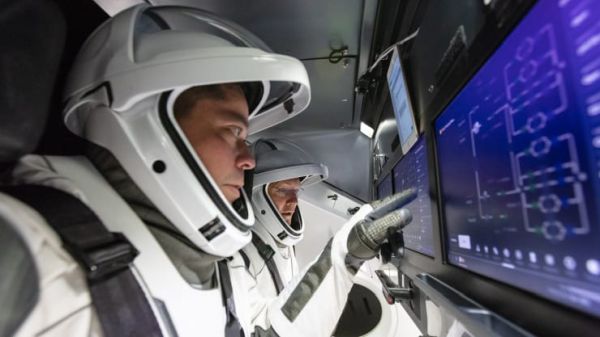 SPACEX ON TRACK TO LAUNCH FIRST NASA ASTRONAUTS IN MAY, PRESIDENT SAYS