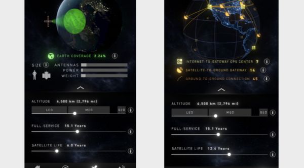 LOCKHEED MARTIN APP OFFERS A GLIMPSE INTO THE PLANNING OF A SATELLITE CONSTELLATION