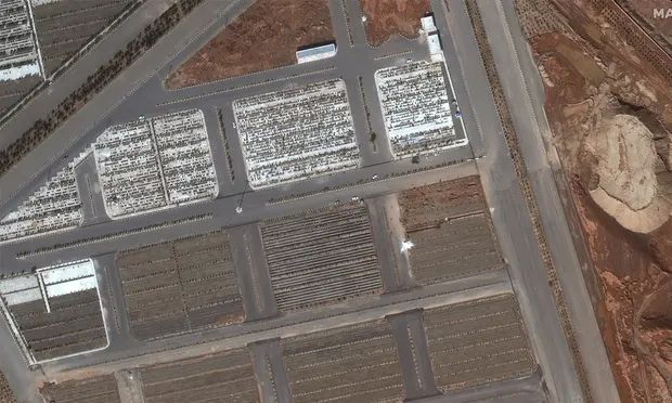 SATELLITE IMAGES SHOW IRAN HAS BUILT MASS GRAVES AMID CORONAVIRUS OUTBREAK