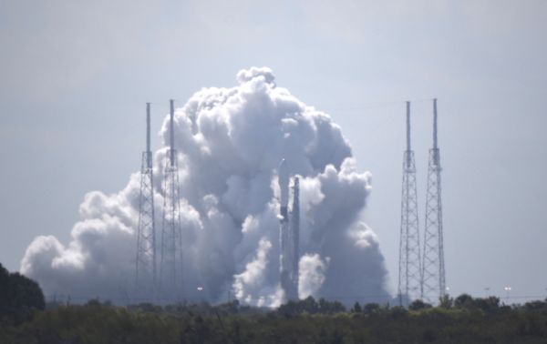 SPACEX READIES ROCKET FOR FINAL FALCON 9 LAUNCH BEFORE CREW FLIGHT