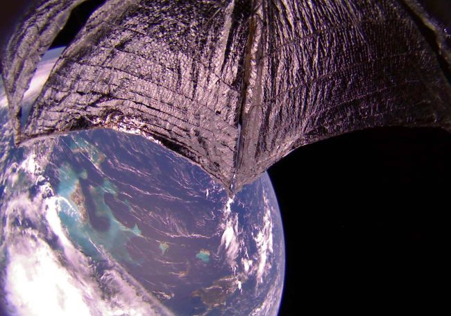 LIGHTSAIL 2 SOLAR SAIL SPOTS HURRICANE LAURA FROM SPACE AS SATELLITES TRACK STORM'S PATH