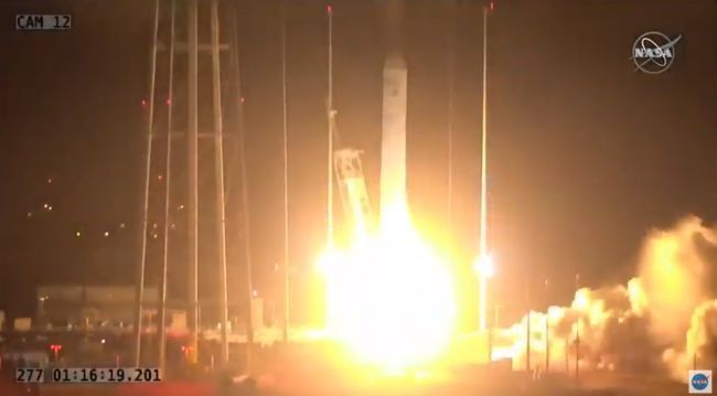 ANTARES ROCKET LAUNCHES NEW ASTRONAUT TOILET AND MORE TO SPACE STATION FOR NASA