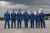 SHUTTLE ASTRONAUTS ARRIVE AT SPACEPORT FOR SATURDAY LAUNCH