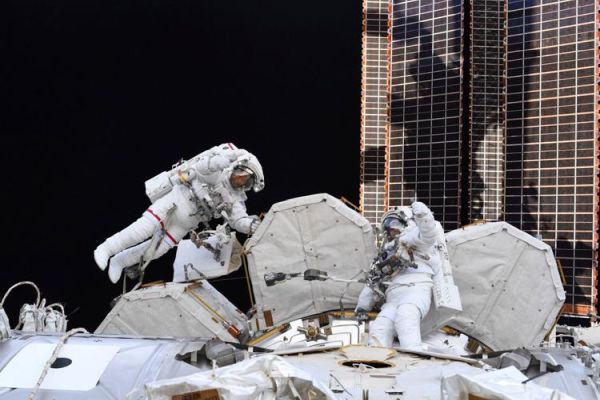 NASA ASTRONAUTS VICTOR GLOVER, MIKE HOPKINS CONDUCT SPACEWALK WEDNESDAY