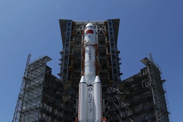 CHINESE SPACE STATION’S DELAYED CARGO SHIP HAS A DATE WITH A GIANT ROBOTIC ARM 