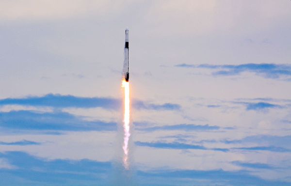 SpaceX cargo ship launches on mission to upgrade space station electrical grid