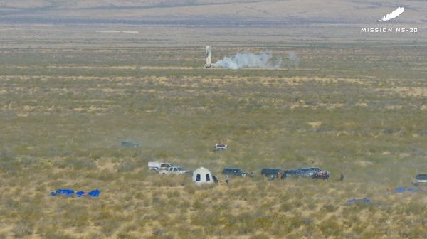 BLUE ORIGIN FLIES FOURTH SUBORBITAL CREW MISSION