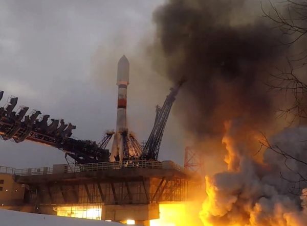 SOYUZ LAUNCHES RUSSIAN INTELLIGENCE SATELLITE FROM PLESETSK