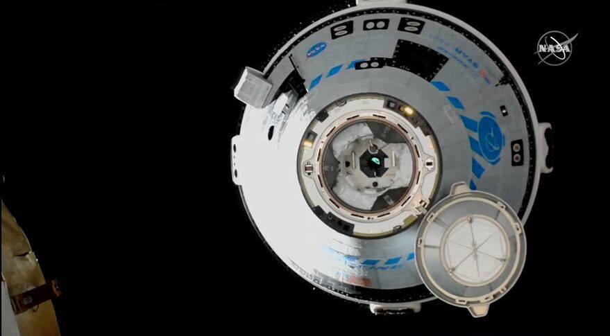 Starliner docks with ISS for the first time