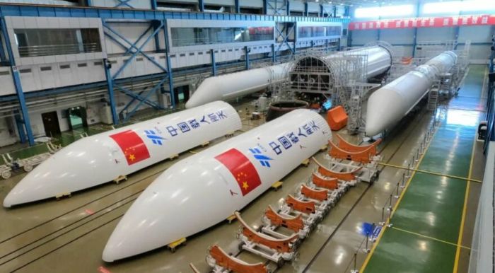 ROCKET TO LAUNCH CHINA’S NEXT SPACE STATION MODULE ARRIVES AT LAUNCH CENTER
