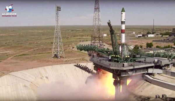 RUSSIA'S SUPPLY SHIP ARRIVES AT INTERNATIONAL SPACE STATION