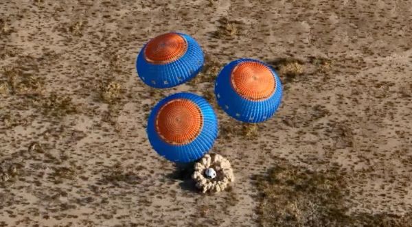 NEW SHEPARD COMPLETES FIFTH CREWED SUBORBITAL FLIGHT