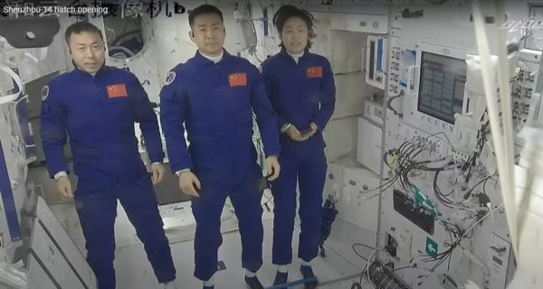 CHINA'S SHENZHOU 14 ASTRONAUTS MARK BUSY 1ST MONTH ABOARD TIANGONG SPACE STATION
