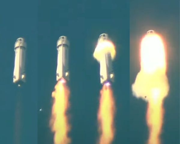 Blue Origin capsule escapes rocket failure on uncrewed flight over Texas