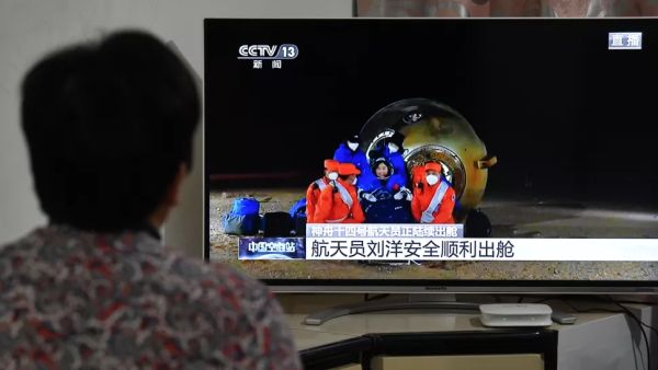 China's Shenzhou 14 astronauts return to Earth after helping build Tiangong space station
