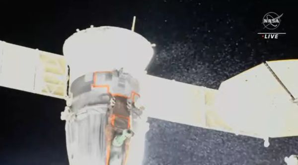 METEOROID STRIKE MAY HAVE CAUSED SOYUZ SPACECRAFT LEAK, RUSSIAN STATE NEWS REPORTS