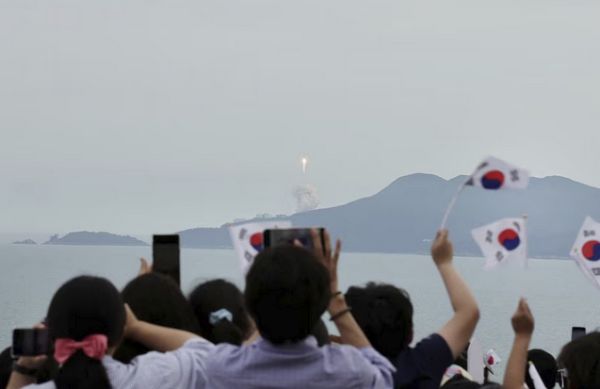 SOUTH KOREA SAYS HOMEGROWN SPACE ROCKET PUT SATELLITES INTO ORBIT