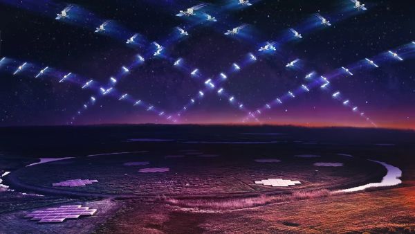 RADIO NOISE FROM SATELLITE CONSTELLATIONS COULD INTERFERE WITH ASTRONOMERS 