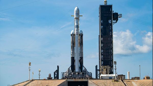FALCON HEAVY LAUNCH OF LARGEST COMMERCIAL COMMUNICATIONS SATELLITE SCRUBBED