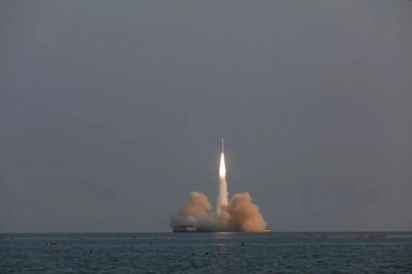 CHINESE CERES-1 ROCKET REACHES ORBIT WITH FIRST SEA LAUNCH