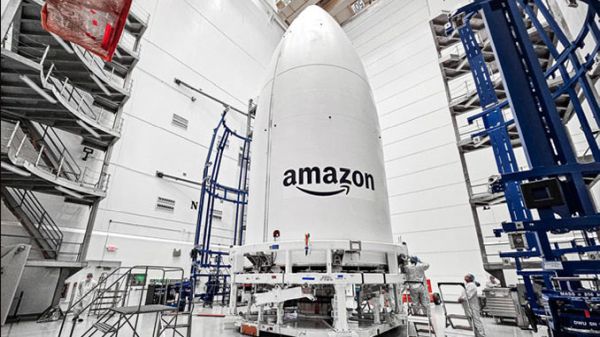 ATLAS 5 TO DELIVER FIRST AMAZON INTERNET SATELLITES TO ORBIT ON FRIDAY