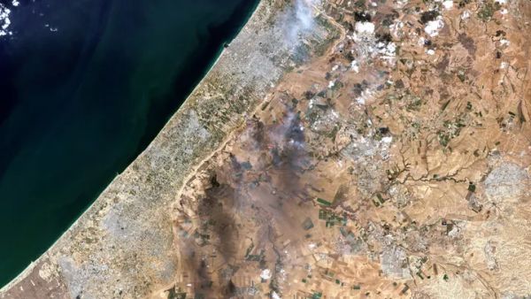 ASTRONAUTS ABOARD INTERNATIONAL SPACE STATION SHARE VIEWS OF THE ISRAEL-HAMAS WAR FROM ABOVE