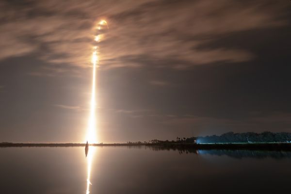 SPACEX LAUNCHES FALCON 9 ROCKET FROM CAPE CANAVERAL ON STARLINK MISSION