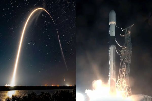 SPACEX LAUNCHES TWO ROCKETS FROM TWO COASTS IN STARLINK DOUBLEHEADER