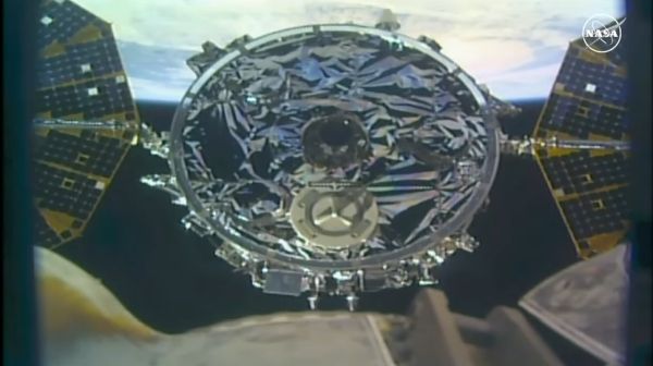 PRIVATE CYGNUS CARGO SHIP ARRIVES AT THE ISS CARRYING 8,200 POUNDS OF SUPPLIES