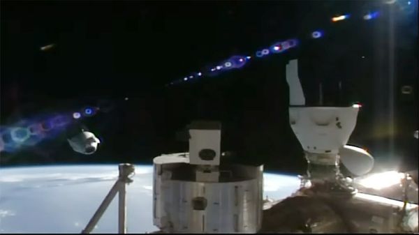 Ax-3 Astronauts Undock in Dragon from Station for Earth Return