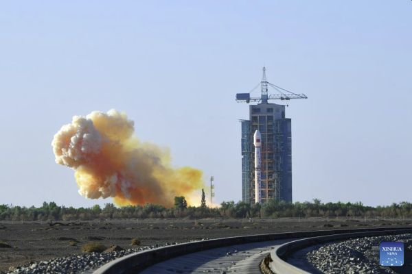 CHINA LAUNCHES NEW SATELLITE INTO SPACE